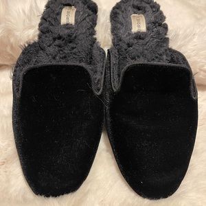 Birdies The Phoebe slides black velvet